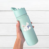 Kissing Bunnies Vinyl Sticker